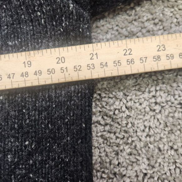 Gap Sweater Mens‎ Medium 1/4 Zip Jacket Lambswool Grey Preppy Heavy Soft Grey - Picture 8 of 10